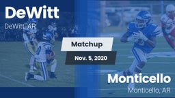 Matchup: DeWitt vs. Monticello  2020