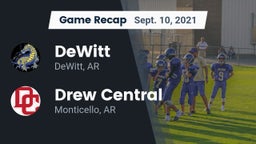 Recap: DeWitt  vs. Drew Central  2021