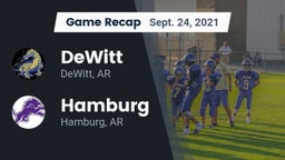 Recap: DeWitt  vs. Hamburg  2021