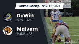 Recap: DeWitt  vs. Malvern  2021