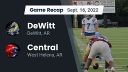 Recap: DeWitt  vs. Central  2022