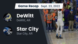 Recap: DeWitt  vs. Star City  2022