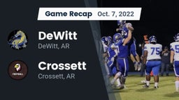 Recap: DeWitt  vs. Crossett  2022