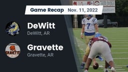 Recap: DeWitt  vs. Gravette  2022