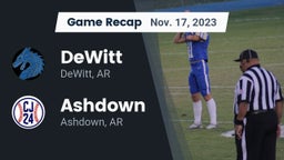 Recap: DeWitt  vs. Ashdown  2023