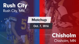 Matchup: Rush City vs. Chisholm  2016