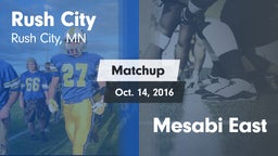 Matchup: Rush City vs. Mesabi East 2016