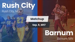 Matchup: Rush City vs. Barnum  2017