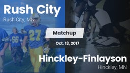 Matchup: Rush City vs. Hinckley-Finlayson  2017
