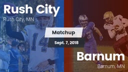 Matchup: Rush City vs. Barnum  2018