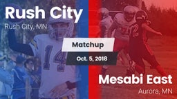 Matchup: Rush City vs. Mesabi East  2018