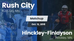 Matchup: Rush City vs. Hinckley-Finlayson  2018