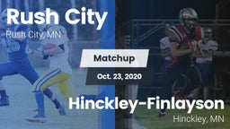 Matchup: Rush City vs. Hinckley-Finlayson  2020