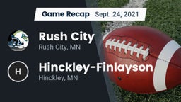 Recap: Rush City  vs. Hinckley-Finlayson  2021