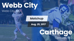 Matchup: Webb City High vs. Carthage  2017