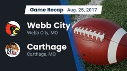Recap: Webb City  vs. Carthage  2017