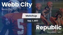 Matchup: Webb City High vs. Republic  2017