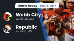 Recap: Webb City  vs. Republic  2017