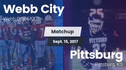 Matchup: Webb City High vs. Pittsburg  2017