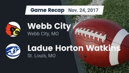Recap: Webb City  vs. Ladue Horton Watkins  2017
