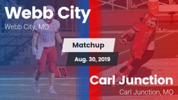 Matchup: Webb City High vs. Carl Junction  2019