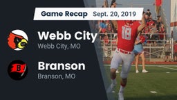 Recap: Webb City  vs. Branson  2019