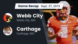 Recap: Webb City  vs. Carthage  2019