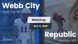 Matchup: Webb City High vs. Republic  2019