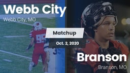 Matchup: Webb City High vs. Branson  2020
