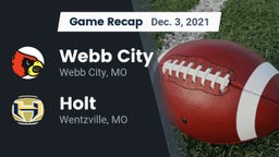 Recap: Webb City  vs. Holt  2021