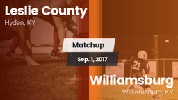 Matchup: Leslie County vs. Williamsburg   2017