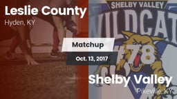 Matchup: Leslie County vs. Shelby Valley  2017