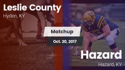 Matchup: Leslie County vs. Hazard  2017