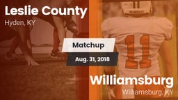 Matchup: Leslie County vs. Williamsburg   2018