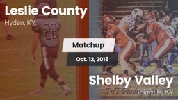 Matchup: Leslie County vs. Shelby Valley  2018