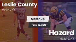 Matchup: Leslie County vs. Hazard  2018