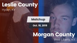Matchup: Leslie County vs. Morgan County  2019