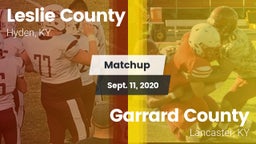 Matchup: Leslie County vs. Garrard County  2020
