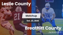 Matchup: Leslie County vs. Breathitt County  2020