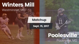 Matchup: Winters Mill vs. Poolesville  2017