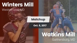 Matchup: Winters Mill vs. Watkins Mill  2017