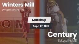 Matchup: Winters Mill vs. Century  2019