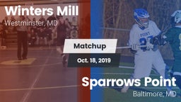 Matchup: Winters Mill vs. Sparrows Point  2019