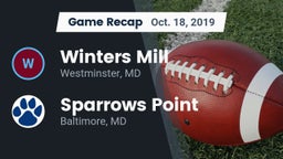 Recap: Winters Mill  vs. Sparrows Point  2019