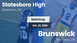 Matchup: Statesboro High vs. Brunswick  2020