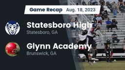 Recap: Statesboro High vs. Glynn Academy  2023
