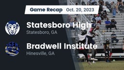 Recap: Statesboro High vs. Bradwell Institute 2023