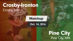 Matchup: Crosby-Ironton vs. Pine City  2016