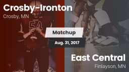 Matchup: Crosby-Ironton vs. East Central  2017