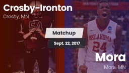 Matchup: Crosby-Ironton vs. Mora  2017